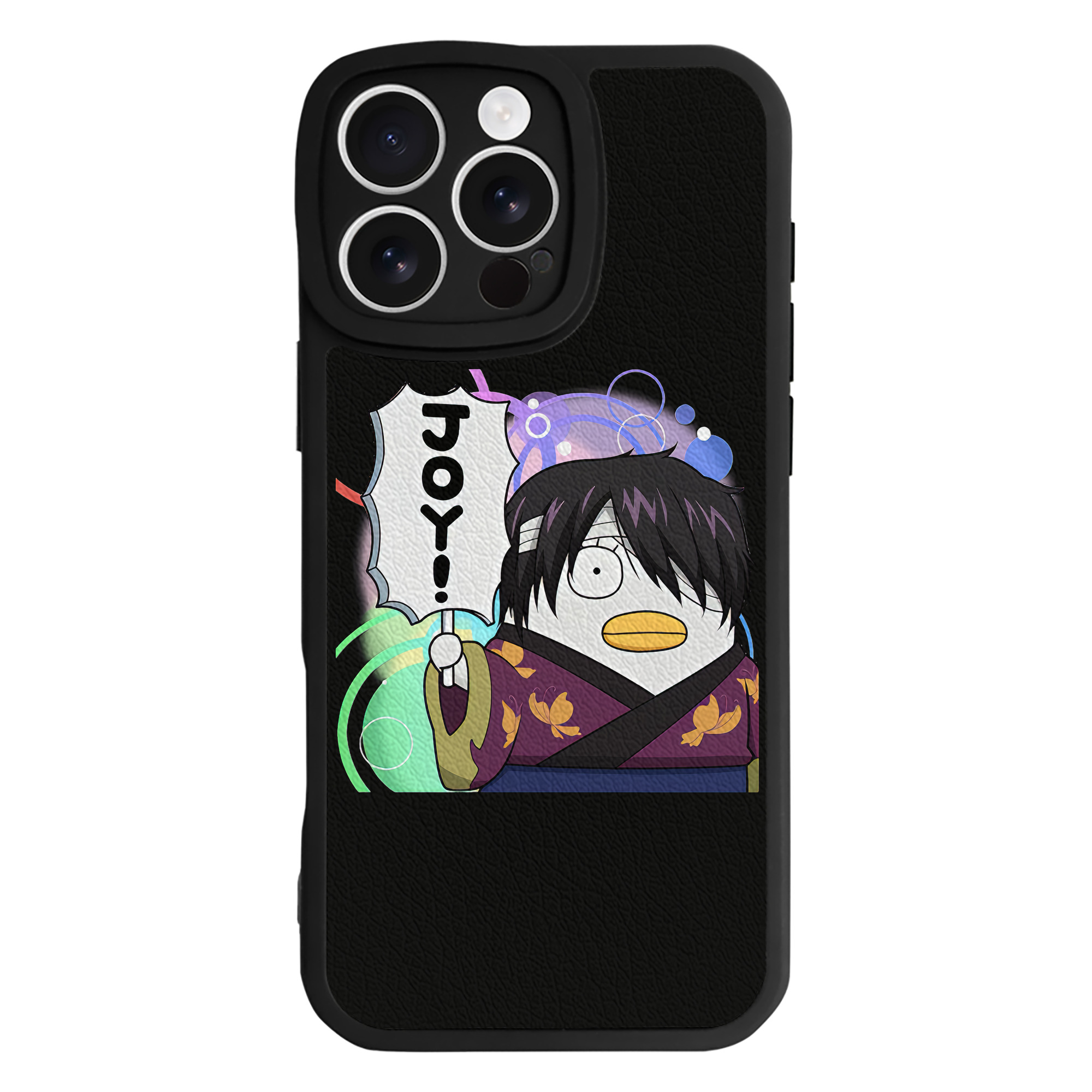 （画像用） ぎんたま 坂田銀時（さかたぎんとき） 神楽 志村新八（しむら しんぱち） GINTAMA Sakata Gintoki Kagura Shimura Shinpachi 【iPhone 16シリーズ対応】シリコンスマホケース（レザー調） 材質：シリコン